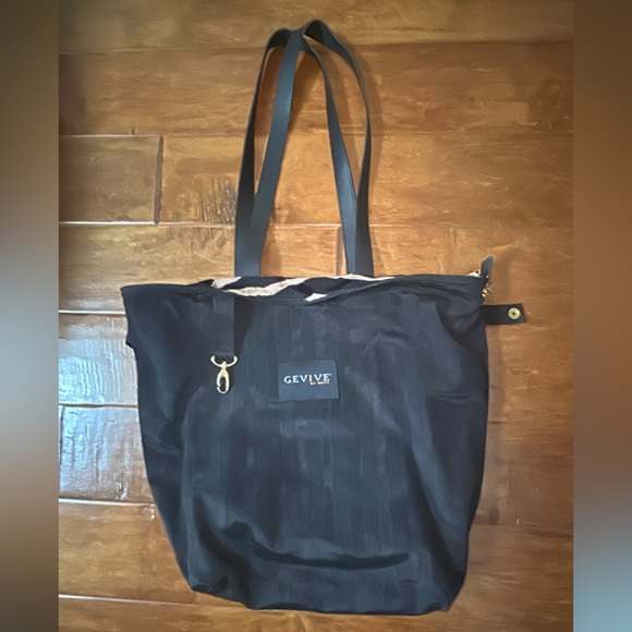 Gevive by Boyt Purse Tapestry Shoulder Tote Large Travel Bag Overnight Carry All - Picture 5 of 14